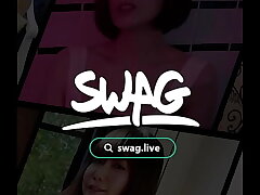 Asian Camgirl Masturbates in White Socks